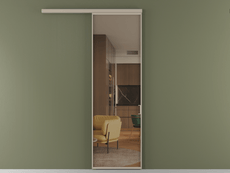 Перегородка Формато вдоль стены 1 створка