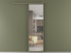 Перегородка Формато вдоль стены 1 створка