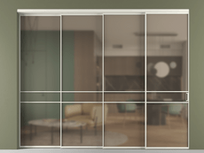 Перегородка Formato внутри проёма телескопик синхро 3