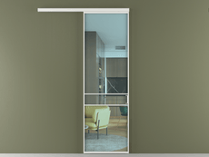 Перегородка Формато вдоль стены 1 створка