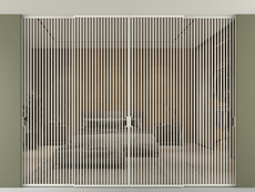 Перегородка Формато внутри проёма скрытое крепление в потолок 4 створки