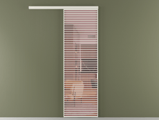 Перегородка Формато вдоль стены 1 створка