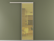 Перегородка Formato вдоль стены 1 створка