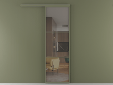 Перегородка Формато вдоль стены 1 створка