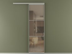 Перегородка Формато вдоль стены 1 створка