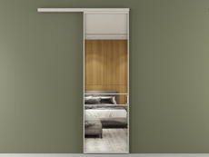 Перегородка Формато вдоль стены 1 створка