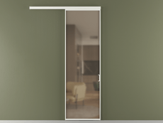 Перегородка Формато вдоль стены 1 створка