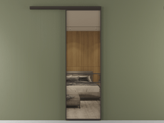 Перегородка Formato вдоль стены 1 створка