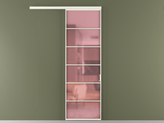 Перегородка Formato вдоль стены 1 створка