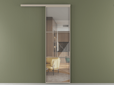 Перегородка Формато вдоль стены 1 створка