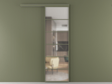 Перегородка Формато вдоль стены 1 створка