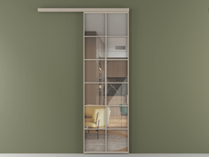 Перегородка Формато вдоль стены 1 створка