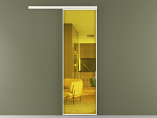 Перегородка Formato вдоль стены 1 створка