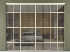 Перегородка Формато внутри проёма 4 створки