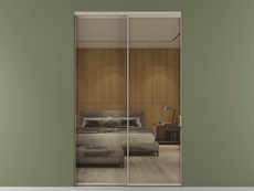 Перегородка Формато внутри проёма 2 створки