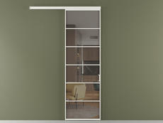 Перегородка Formato вдоль стены 1 створка