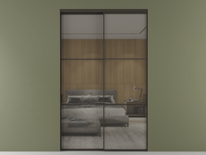 Перегородка Формато внутри проёма 2 створки