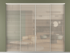 Перегородка Формато внутри проёма 4 створки