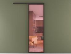 Перегородка Формато вдоль стены 1 створка