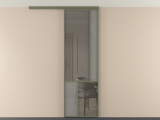 Перегородка Мозаик вдоль стены на потолок 1 створка