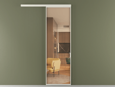 Перегородка Формато вдоль стены 1 створка