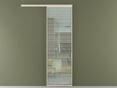 Перегородка Formato вдоль стены одностворчатая