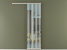 Перегородка Formato вдоль стены 1 створка