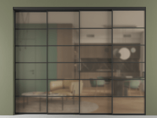 Перегородка Formato внутри проёма телескопик синхро 3