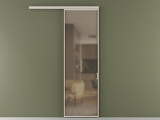 Перегородка Формато вдоль стены 1 створка