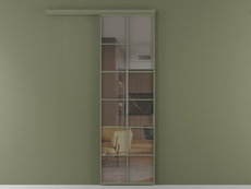 Перегородка Формато вдоль стены 1 створка