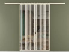 Перегородка Формато вдоль стены 2 створки