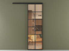 Перегородка Formato вдоль стены 1 створка