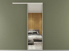 Перегородка Формато вдоль стены 1 створка