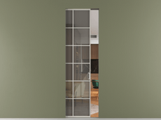 Перегородка Formato скрытый пенал 1 створка