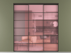 Перегородка Формато внутри проёма 3 створки