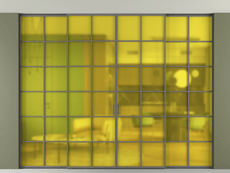 Перегородка Формато внутри проёма скрытое крепление в потолок 4 створки