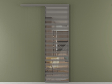 Перегородка Формато вдоль стены 1 створка