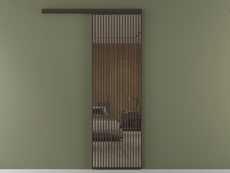 Перегородка Формато вдоль стены 1 створка