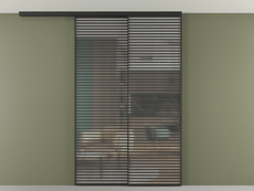 Перегородка Formato вдоль стены на потолок телескопик синхро 2