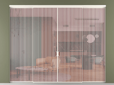 Перегородка Формато внутри проёма 4 створки