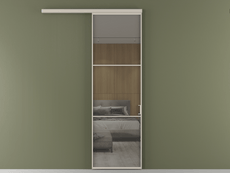 Перегородка Formato вдоль стены 1 створка