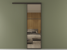 Перегородка Формато вдоль стены 1 створка