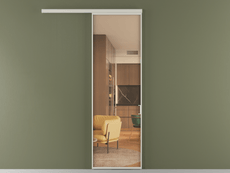 Перегородка Формато вдоль стены 1 створка