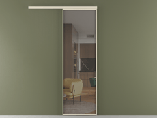 Перегородка Формато вдоль стены 1 створка