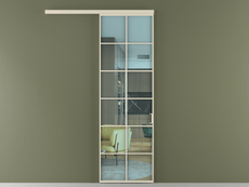 Перегородка Formato вдоль стены 1 створка