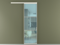 Перегородка Формато вдоль стены 1 створка