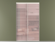 Перегородка Formato внутри проёма 2 створки