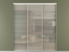 Перегородка Formato внутри проёма трёхстворчатая