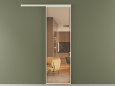Перегородка Формато вдоль стены 1 створка