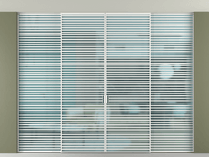 Перегородка Формато внутри проёма скрытое крепление в потолок 4 створки